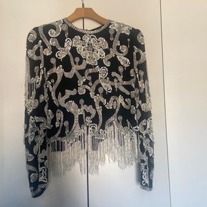 Fabulous beaded vintage top! Sequin
